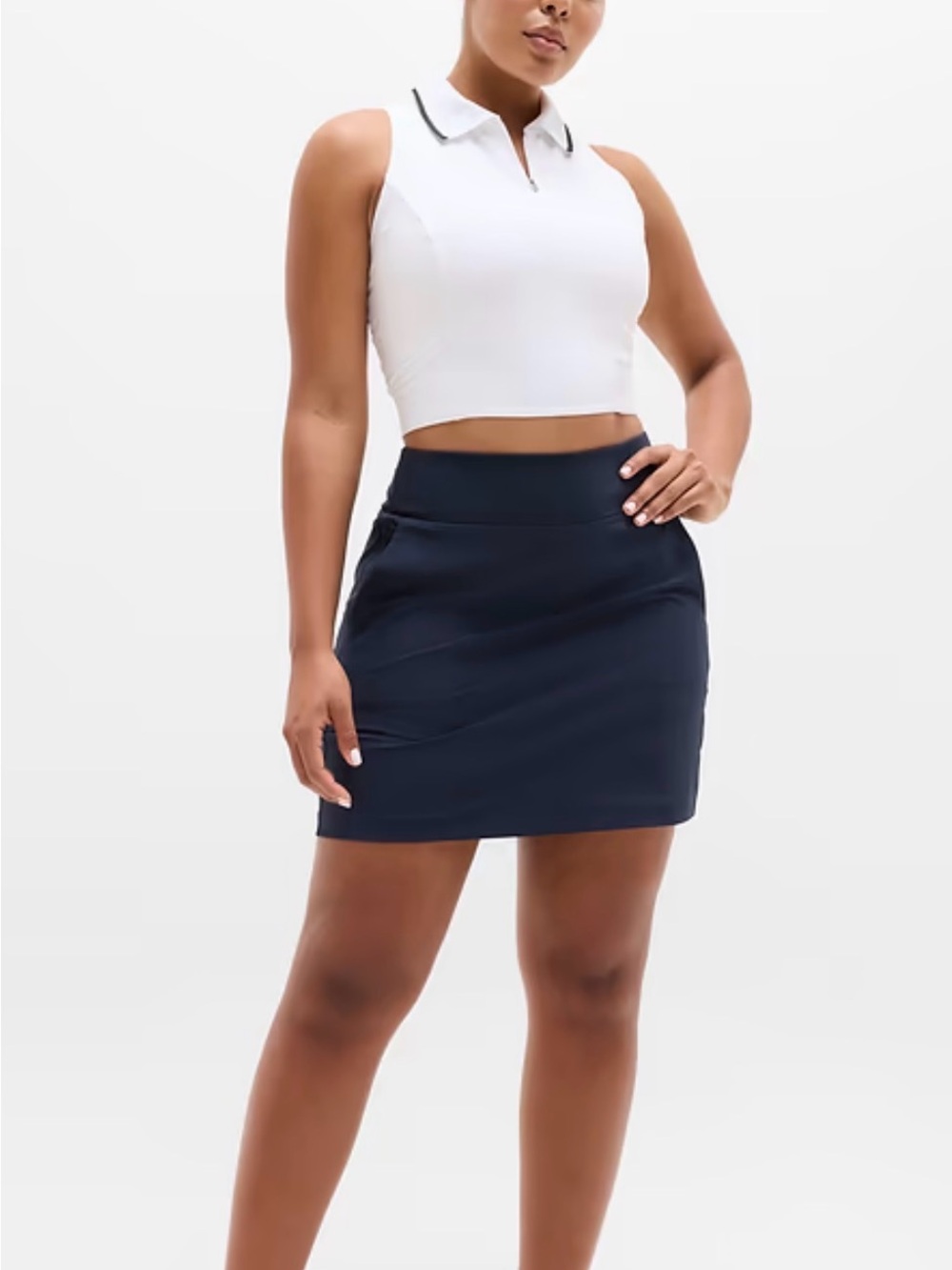 Athleta Tee Time Skort 15” Navy Blue XL NWT Golf Tennis Performance